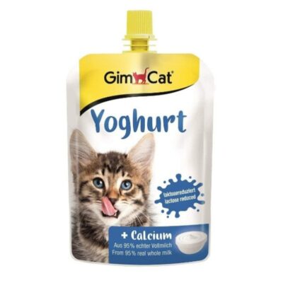 ماست مخصوص گربه حاوی کلسیم - gimcat yougurt 150gr